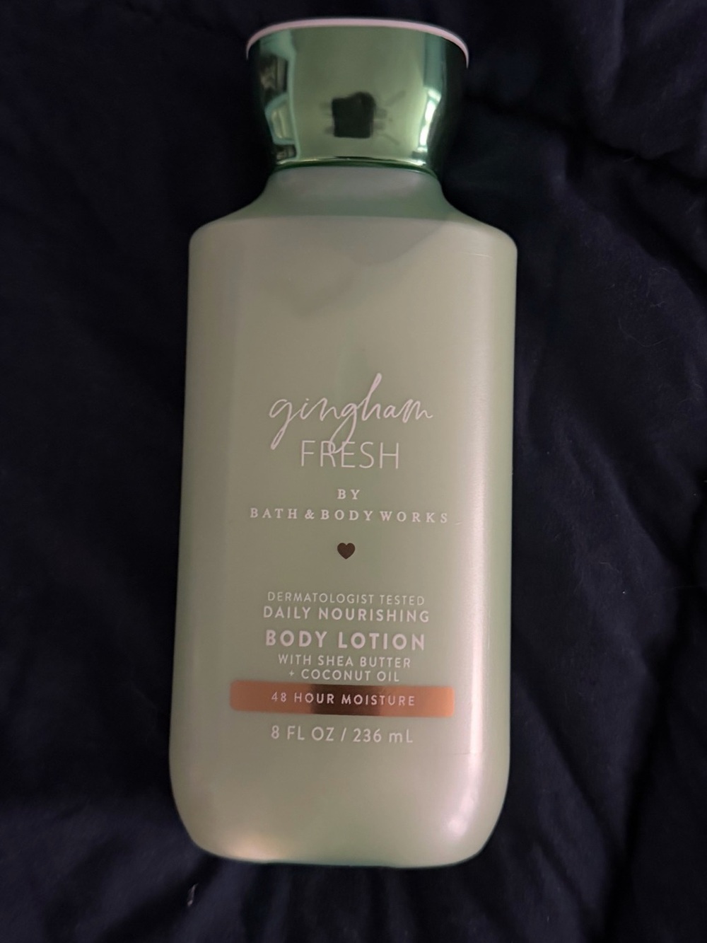 New- Bath & Body Works Gingham Fresh Body Lotion - Mint Green